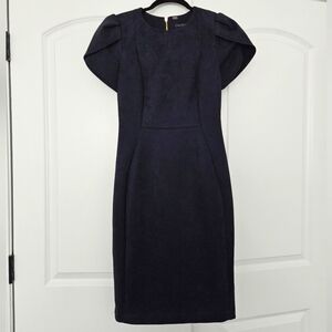 Suede Calvin Klein Navy Dress